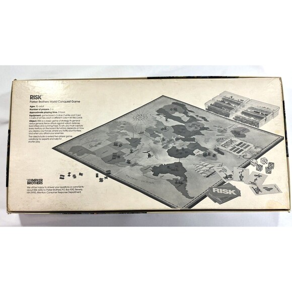 Vintage 1980 RISK World Conquest Parker Brothers Board Game Complete - Picture 3 of 16